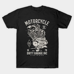 Motorcycle - Full Speed Engine Engine T-Shirt